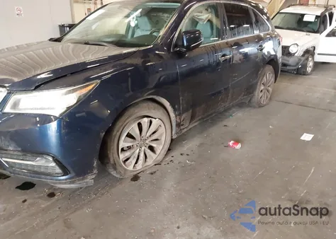 2014 Acura Mdx Technology Package z USA, uszkodzony, nr VIN 5FRYD4H45EB034710